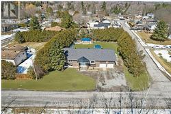 Large and private lot. Note: AI enhanced image. -