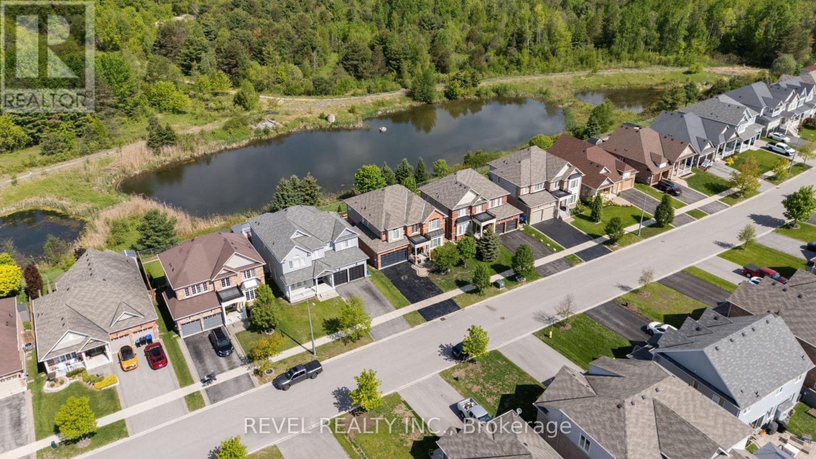 74 Mount Crescent, Essa, ON - Outdoor With Body Of Water With View