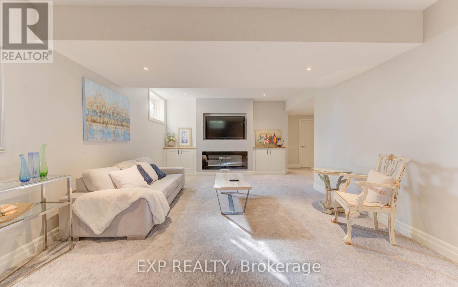 52 Edgehill Drive, Kitchener, ON - Indoor Photo Showing Other Room With Fireplace