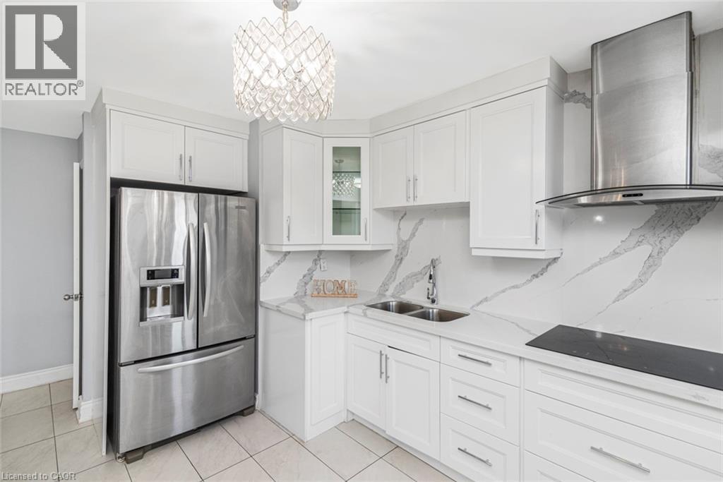 33 Alderney Avenue, Hamilton, ON - Indoor Photo Showing Kitchen With Double Sink
