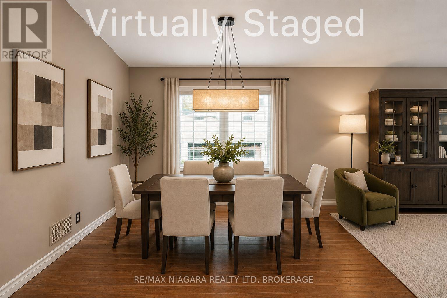 Dining Room Virtually Staged - 4457 Kathleen Crescent, Niagara Falls (Ascot), ON