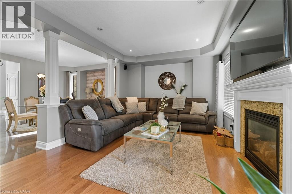 23 Kellogg Avenue, Hamilton, ON - Indoor Photo Showing Living Room With Fireplace