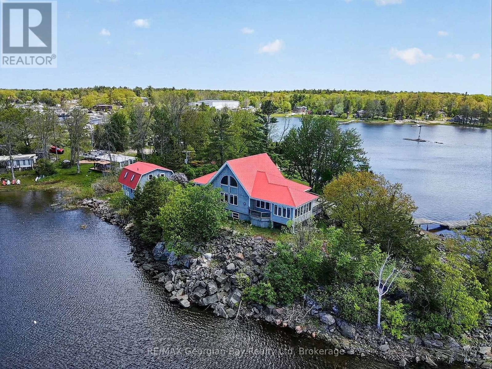 185 Picnic Island Road, Georgian Bay (Baxter), ON - Outdoor With Body Of Water With View