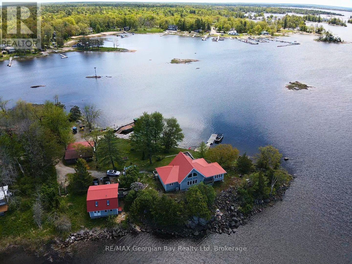185 Picnic Island Road, Georgian Bay (Baxter), ON - Outdoor With Body Of Water With View