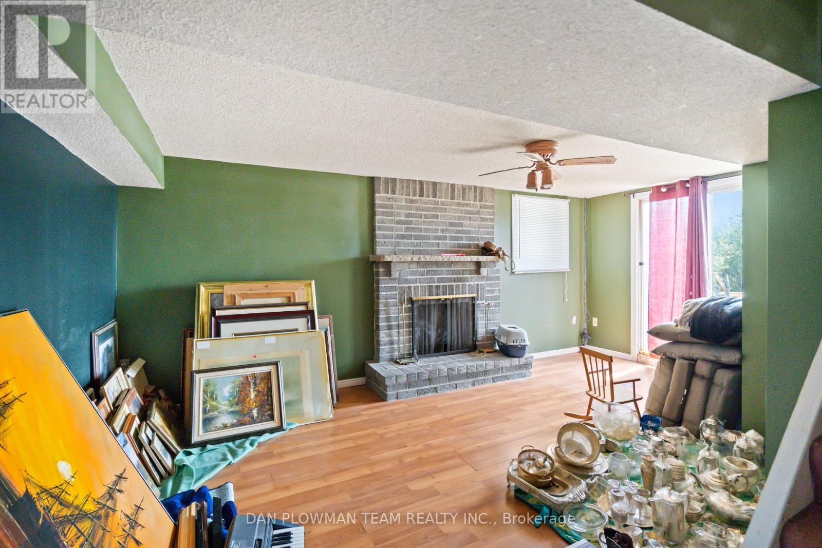 84 Long Drive, Whitby, ON - Indoor Photo Showing Other Room With Fireplace