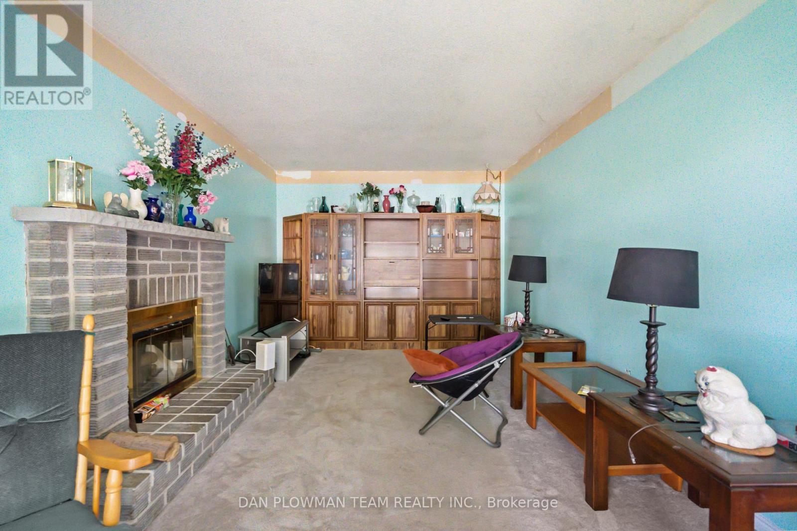 84 Long Drive, Whitby, ON - Indoor With Fireplace