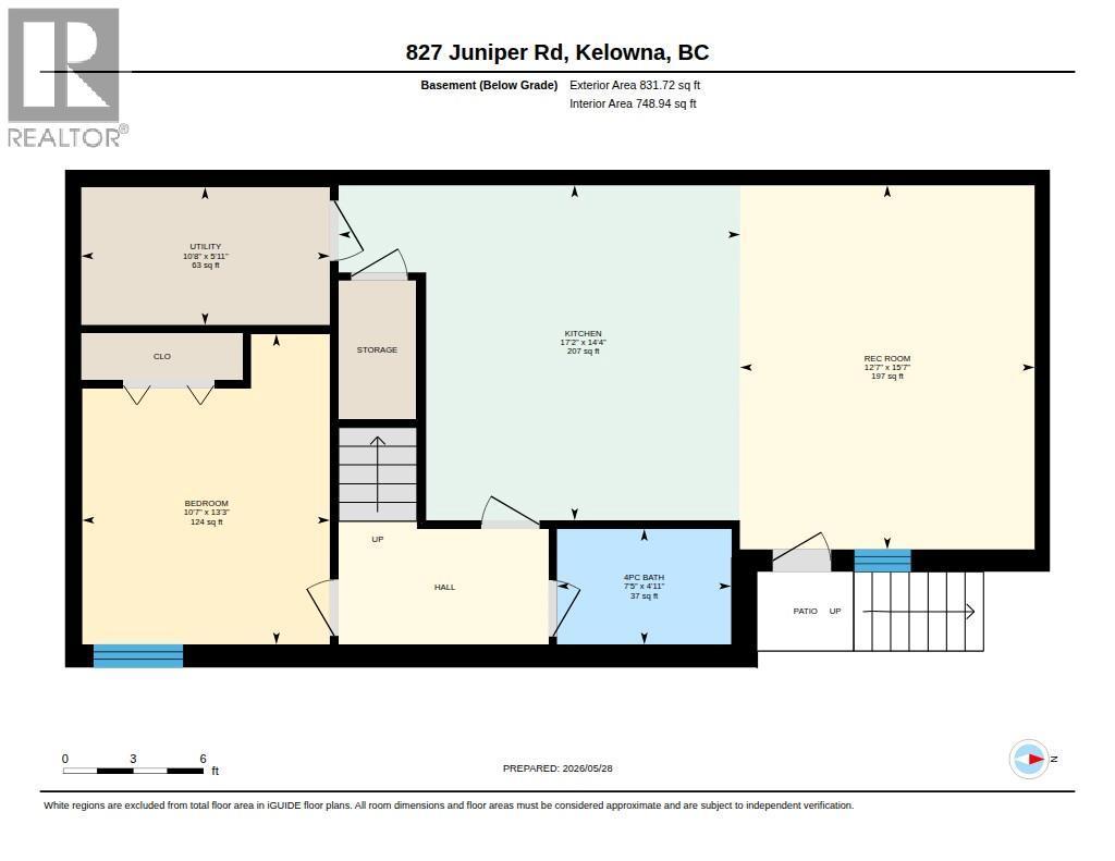 Basement - 827 Juniper Rd - 827 Juniper Road, Kelowna, BC - Other