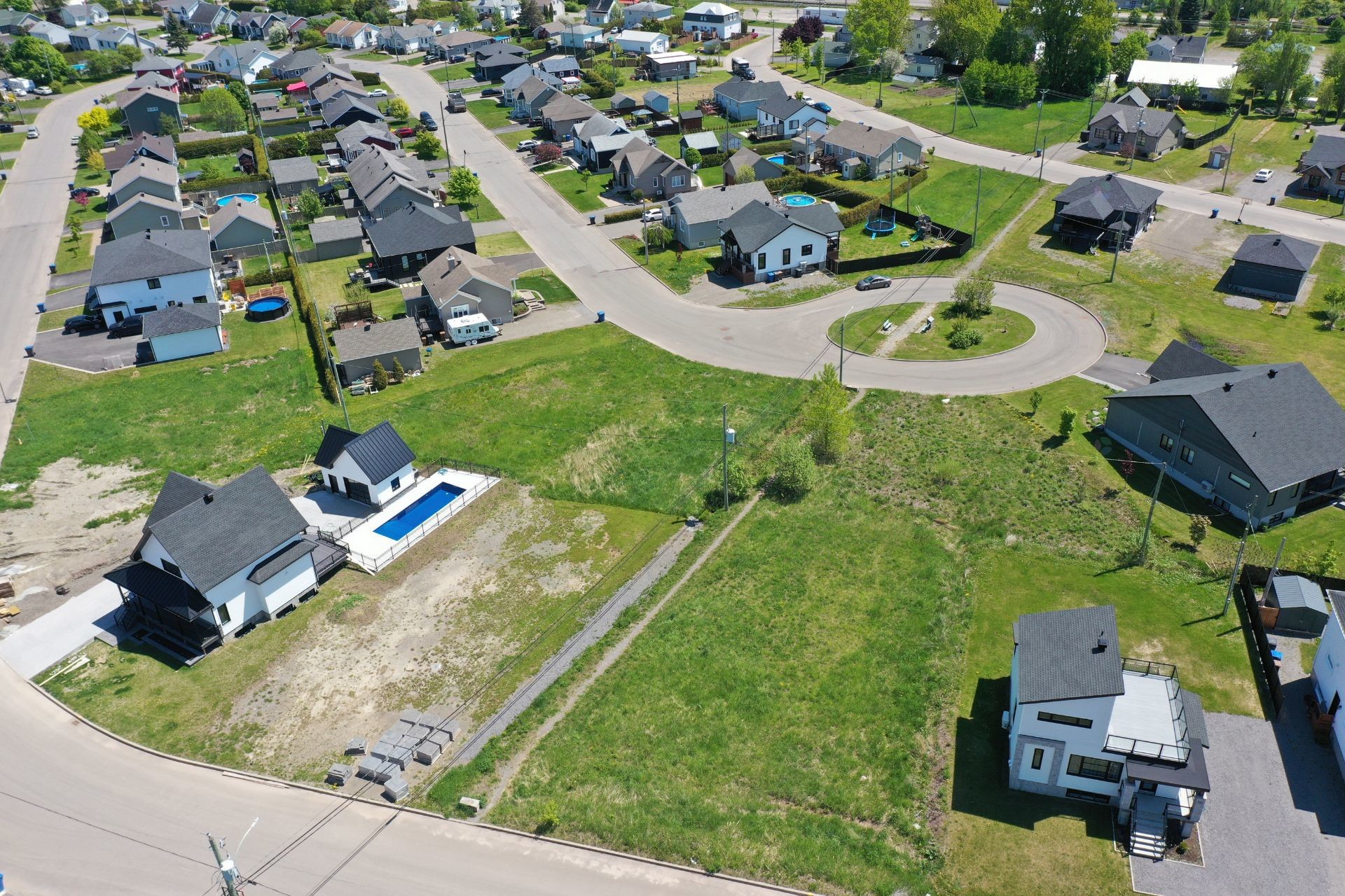 Aerial View - 758 Rue Du Cheminot, La Pocatière, QC