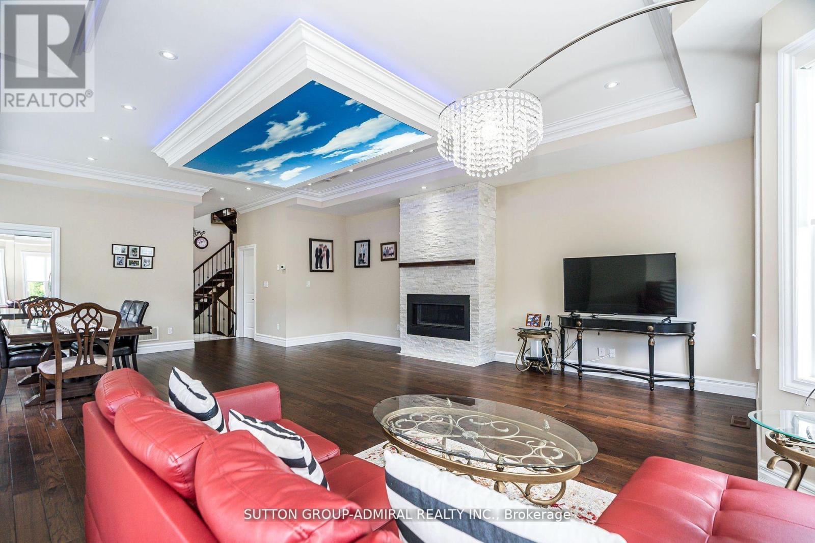 24 Ranee Avenue, Toronto, ON - Indoor Photo Showing Living Room With Fireplace