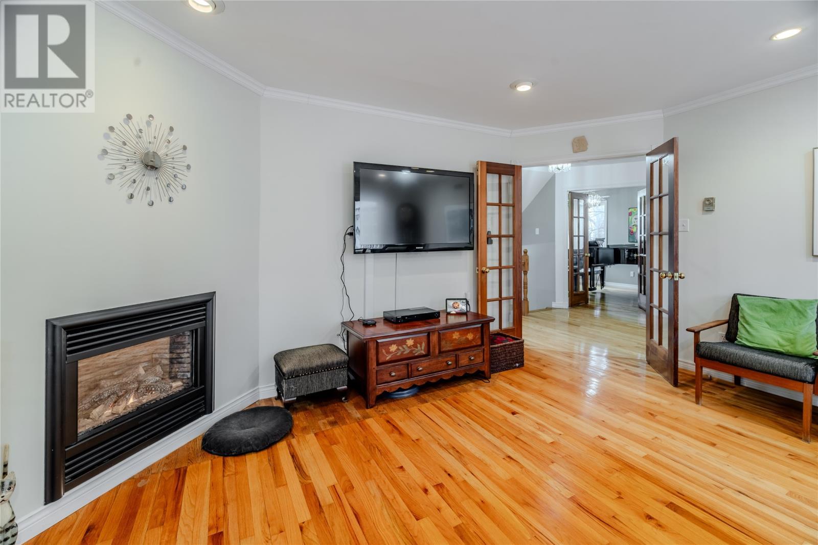 47 Empire Avenue, St. John'S, NL - Indoor Photo Showing Living Room With Fireplace