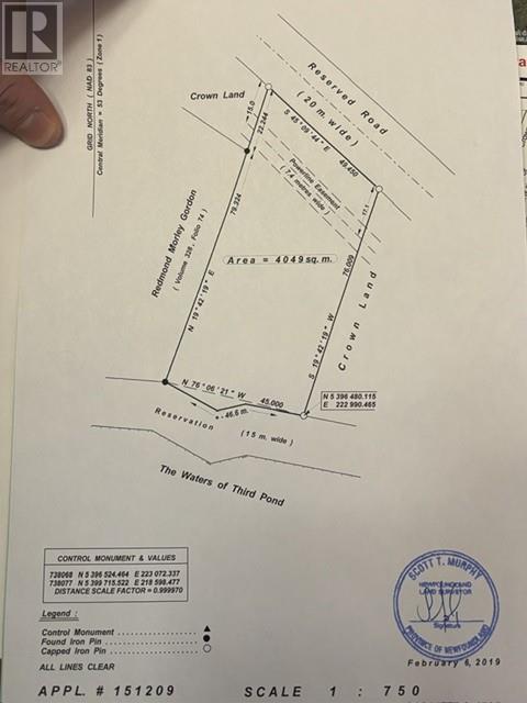 Lot 3 Third Pond, Glovertown, NL