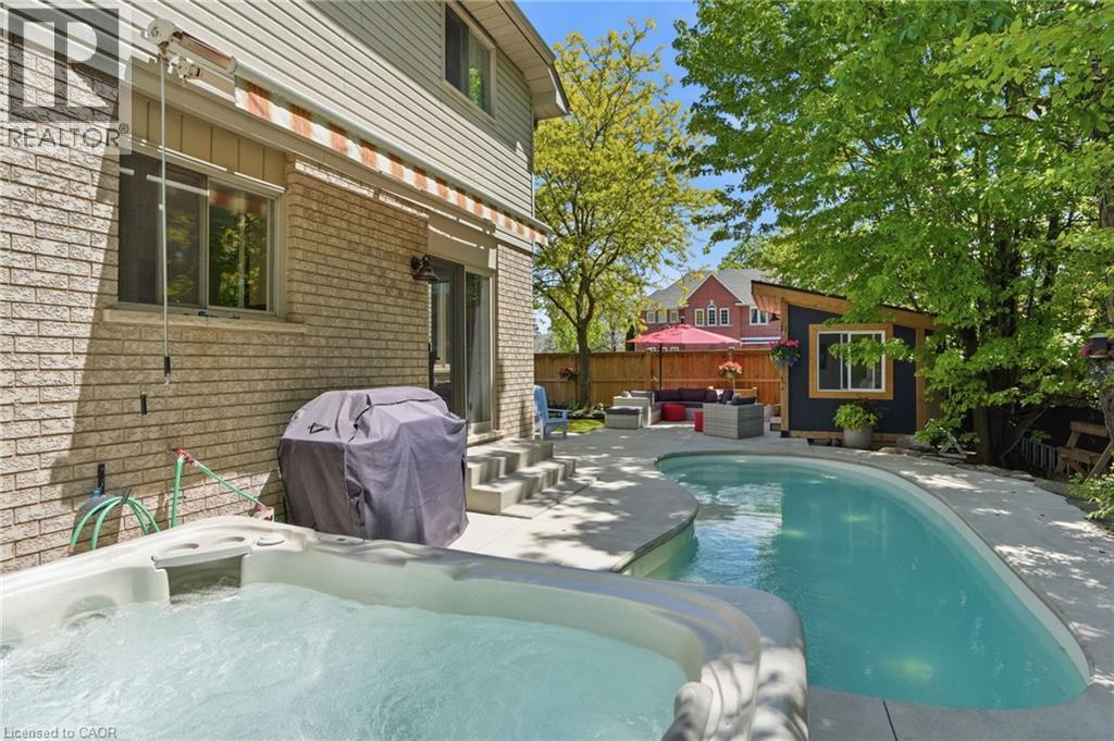 1300 Silvan Forest Drive, Burlington, ON - Outdoor With In Ground Pool With Exterior