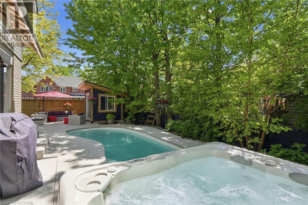 1300 Silvan Forest Drive, Burlington, ON - Outdoor With In Ground Pool