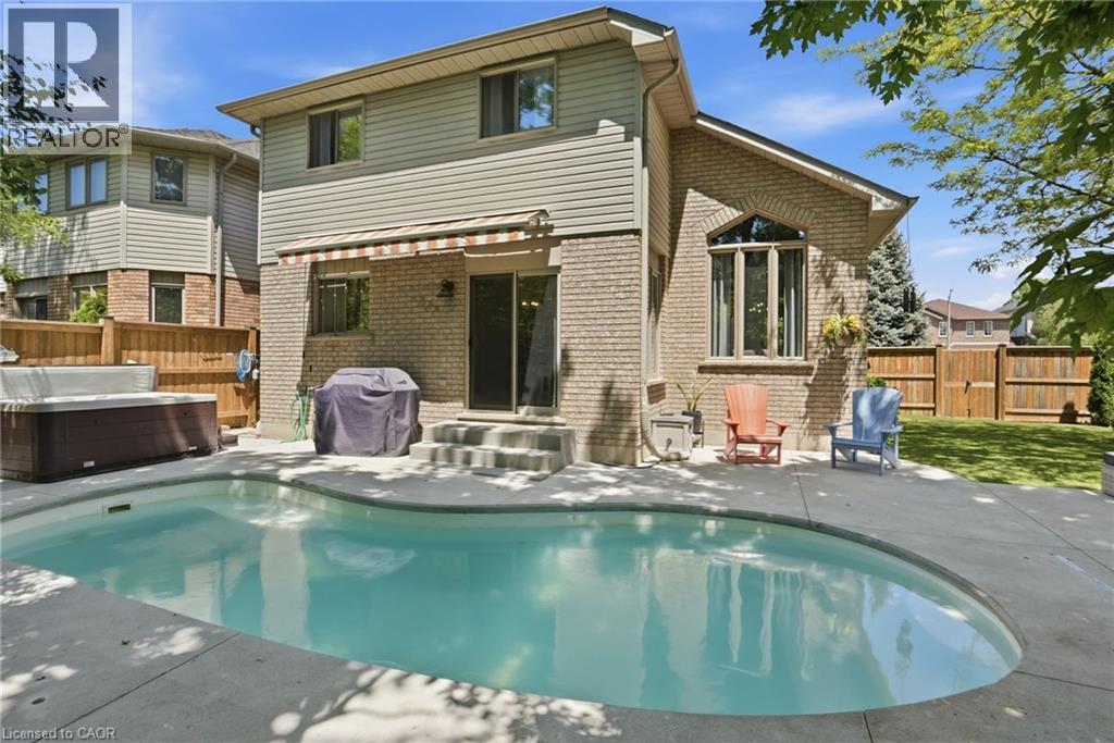 1300 Silvan Forest Drive, Burlington, ON - Outdoor With In Ground Pool With Deck Patio Veranda