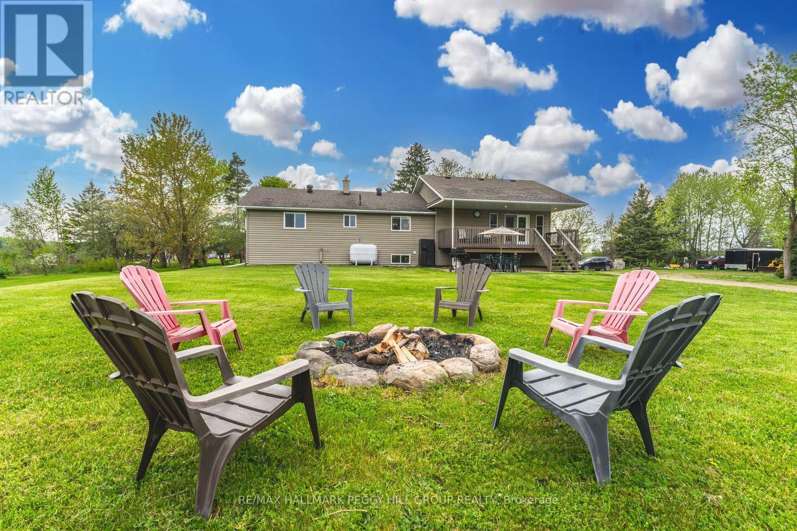 8747 10Th Line, Essa, ON - Outdoor With Deck Patio Veranda With Backyard