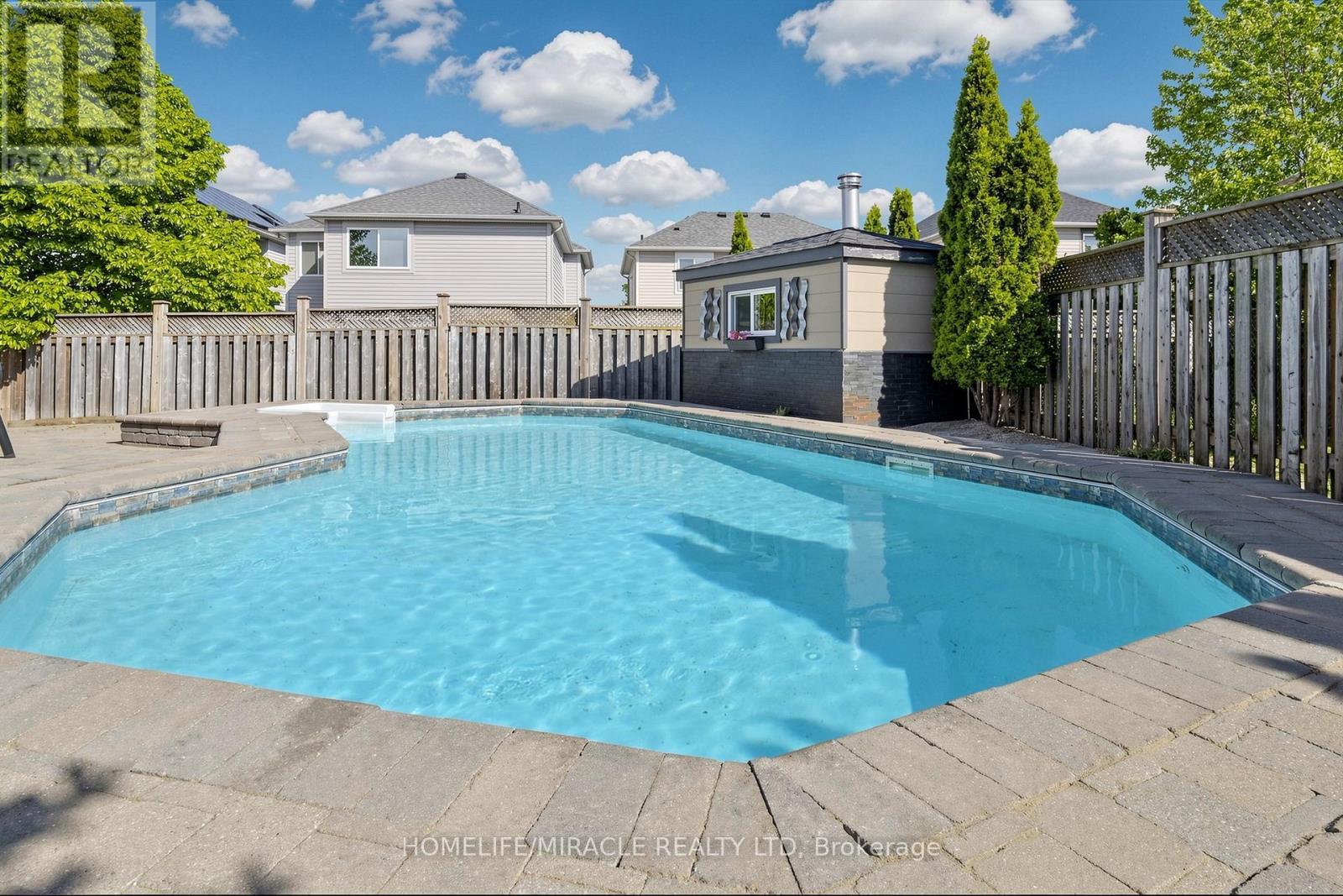 1026 Holdsworth Crescent, Milton, ON - Outdoor With In Ground Pool