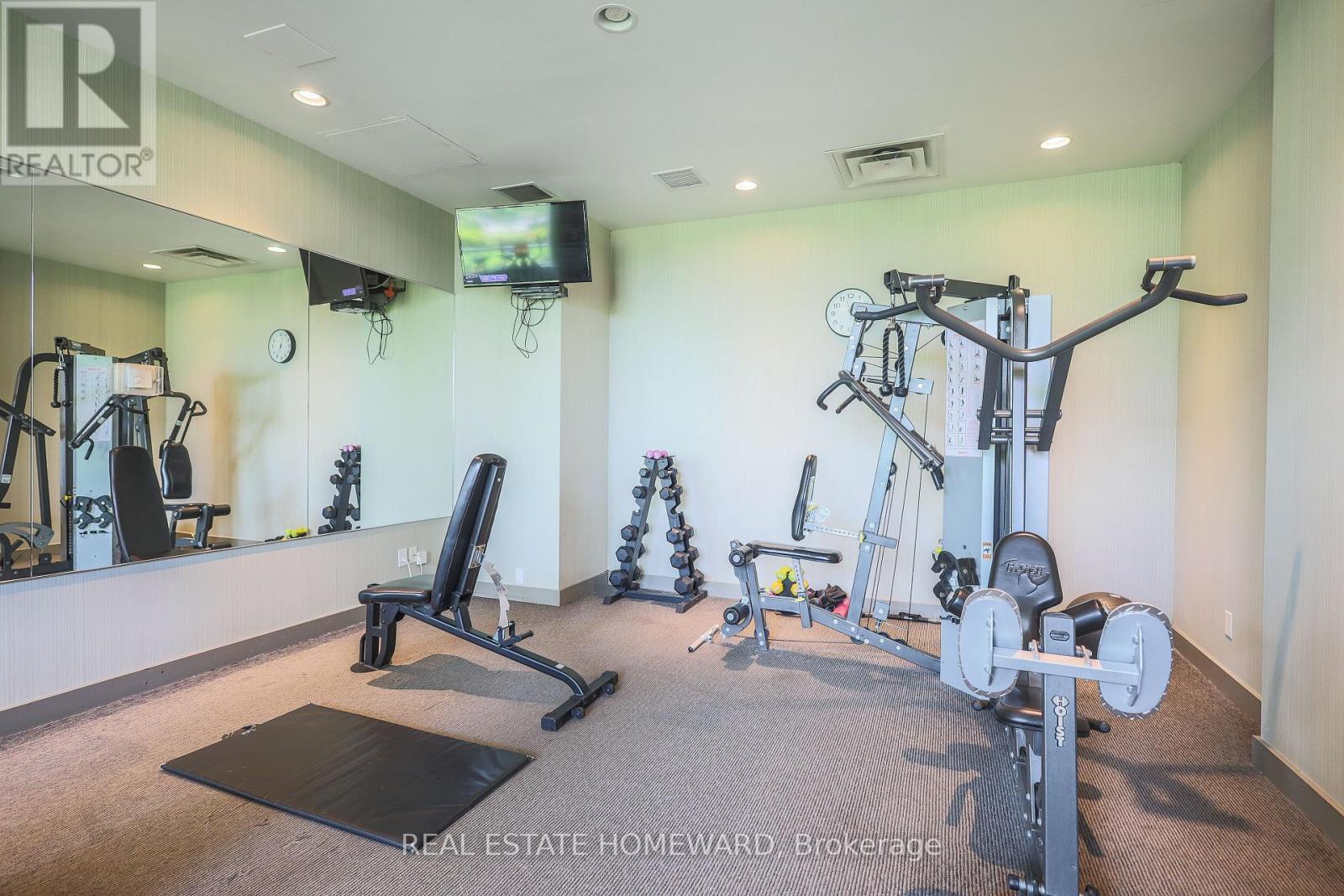 805 - 88 Grangeway Avenue, Toronto, ON - Indoor Photo Showing Gym Room