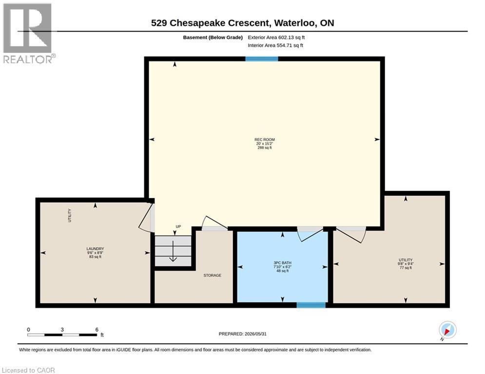 Floor plan - 529 Chesapeake Crescent, Waterloo, ON - Other