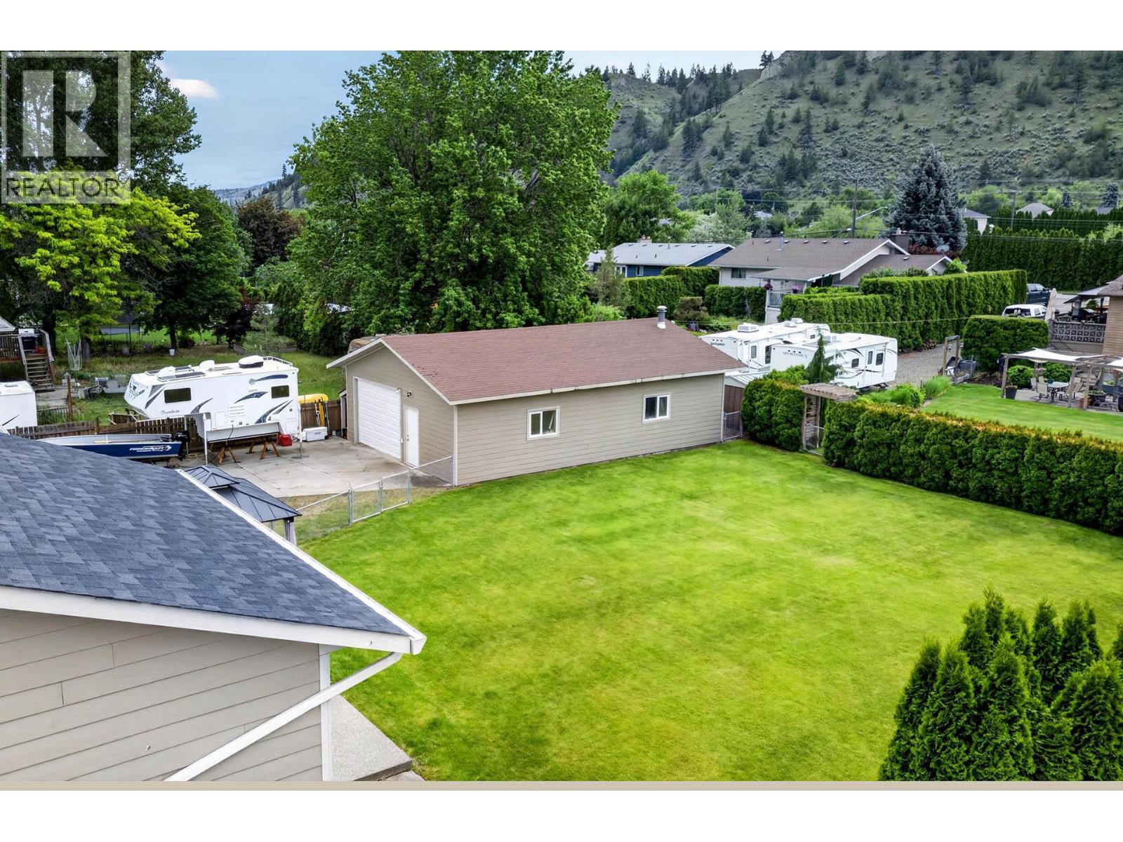 Looking towards detached shop - 6451 Beaver Crescent, Kamloops, BC