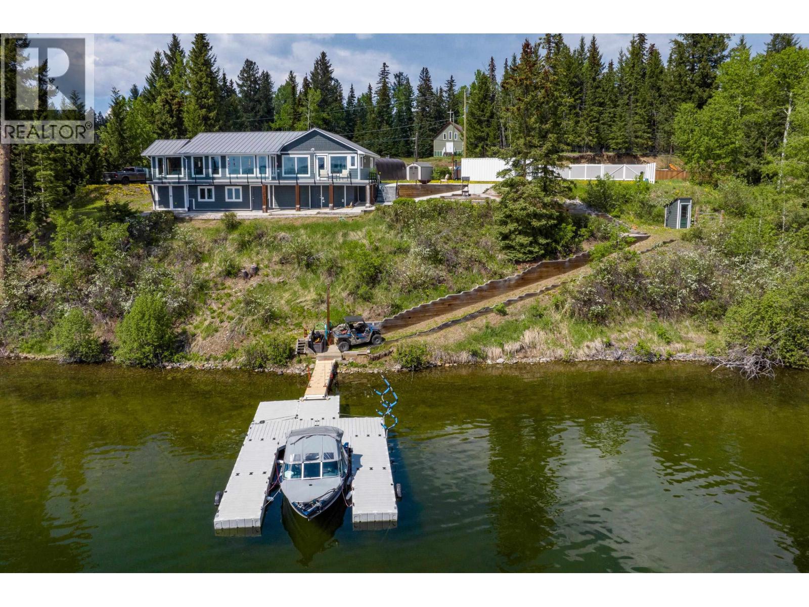 8046 N Bridge Lake Road, Bridge Lake, BC - Outdoor With Body Of Water