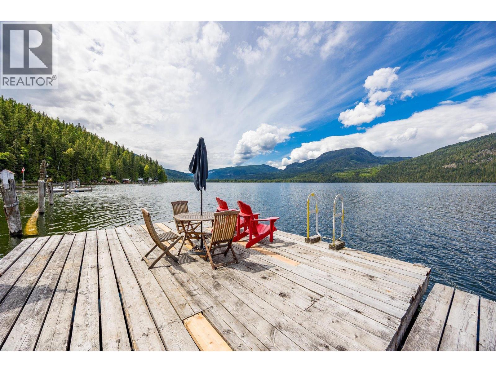 3546 Mabel Lake Road, Lumby, BC - Outdoor With Body Of Water With Deck Patio Veranda With View