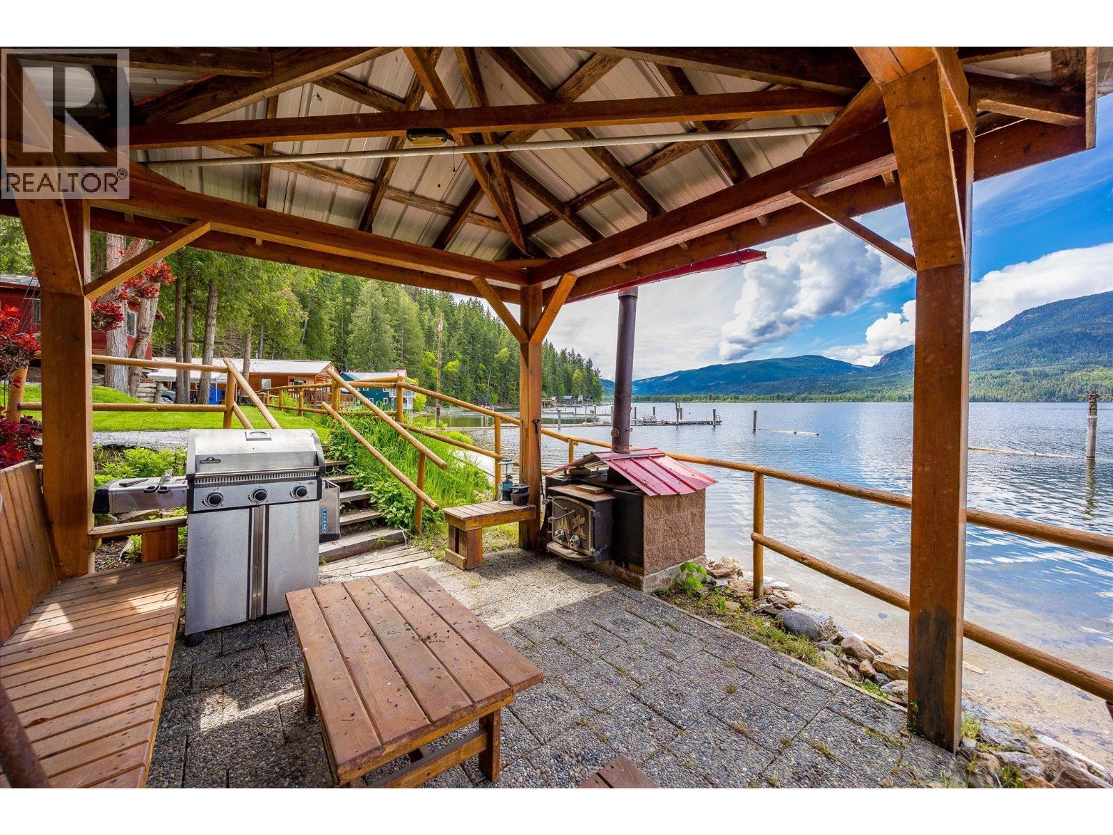 3546 Mabel Lake Road, Lumby, BC - Outdoor With Body Of Water With Deck Patio Veranda With Exterior