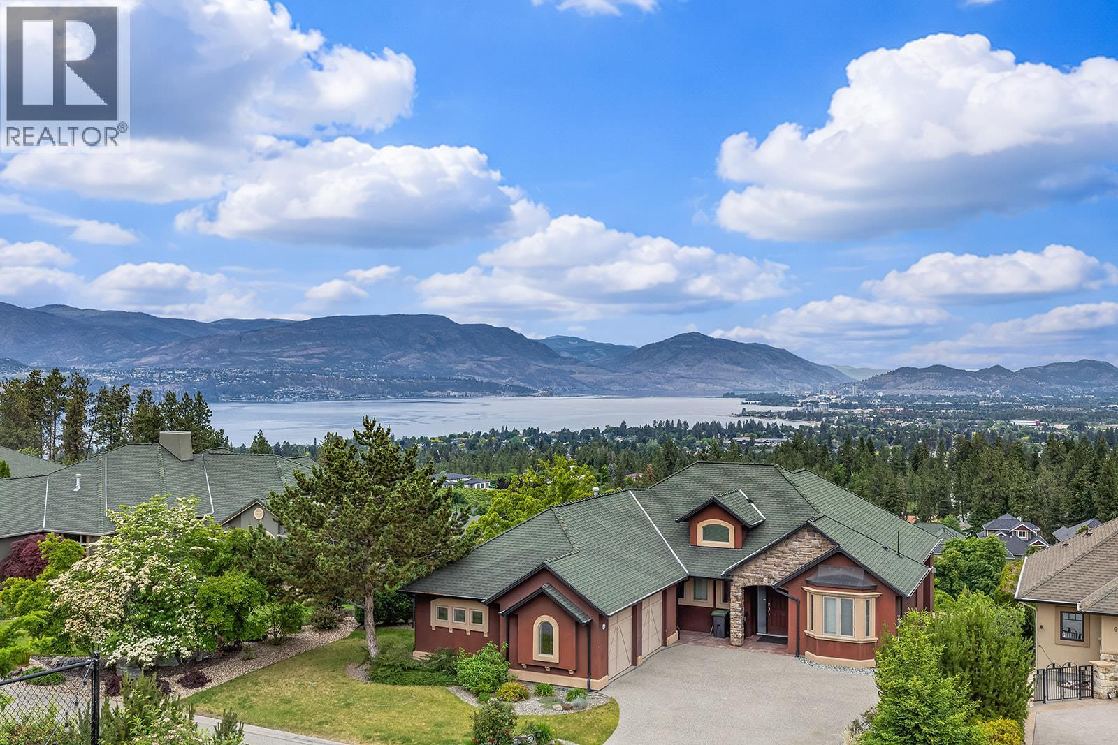 View from Patio - 629 Almandine Court, Kelowna, BC - Outdoor With Body Of Water With View