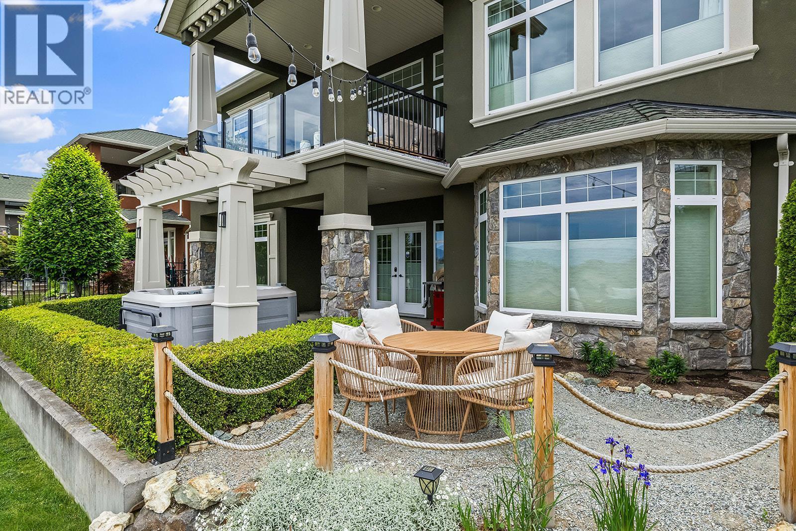 Backyard & Patio - 629 Almandine Court, Kelowna, BC - Outdoor