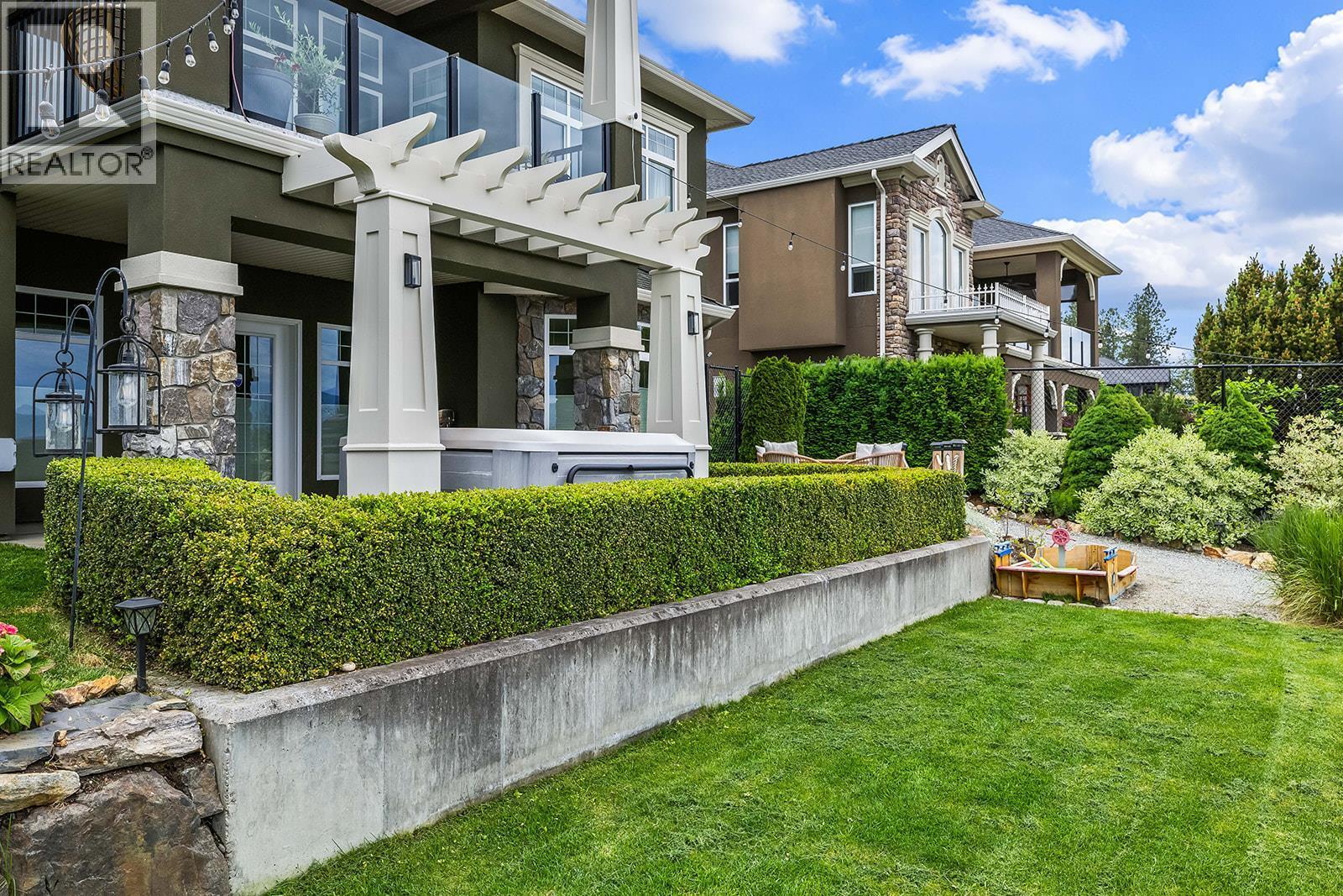 Backyard - 629 Almandine Court, Kelowna, BC - Outdoor