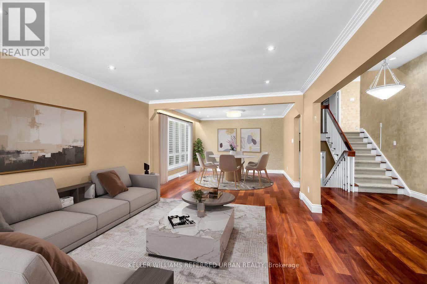 7 Harlock Boulevard, Toronto, ON - Indoor Photo Showing Living Room