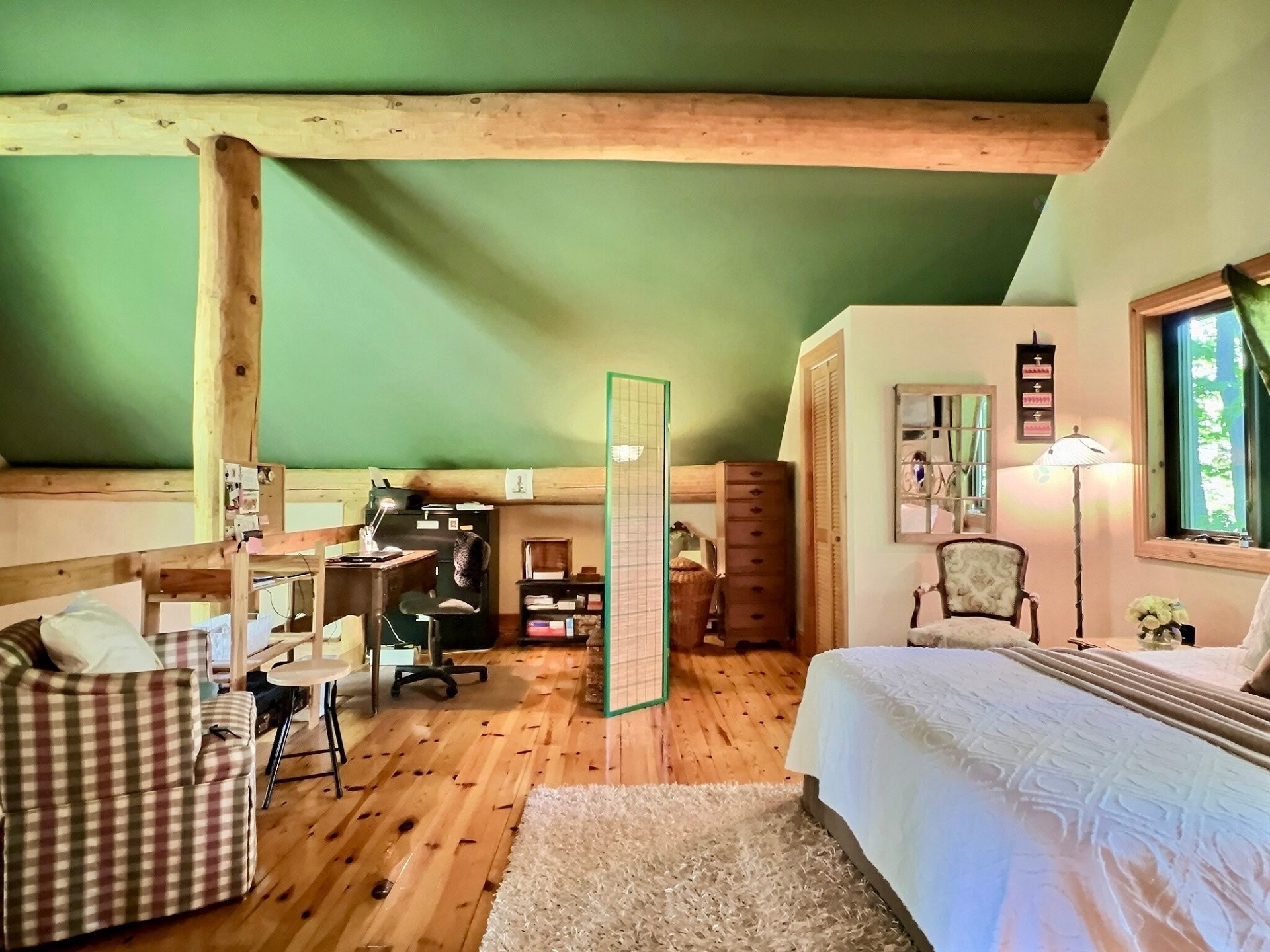 Chambre à coucher principale - 3655 Ch. Des Éperviers, Saint-Placide, QC - Indoor Photo Showing Bedroom