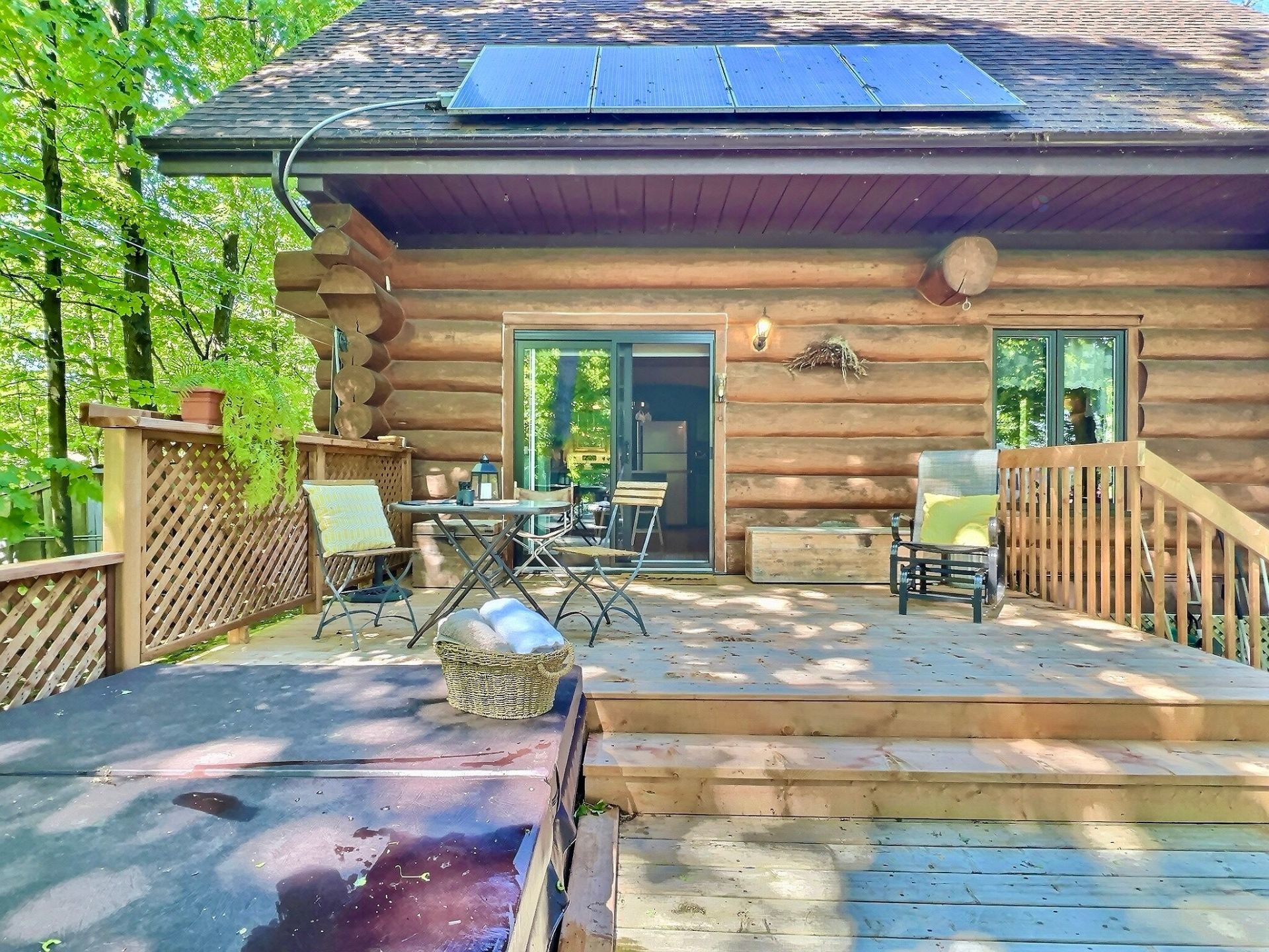 Terrasse - 3655 Ch. Des Éperviers, Saint-Placide, QC - Outdoor With Deck Patio Veranda