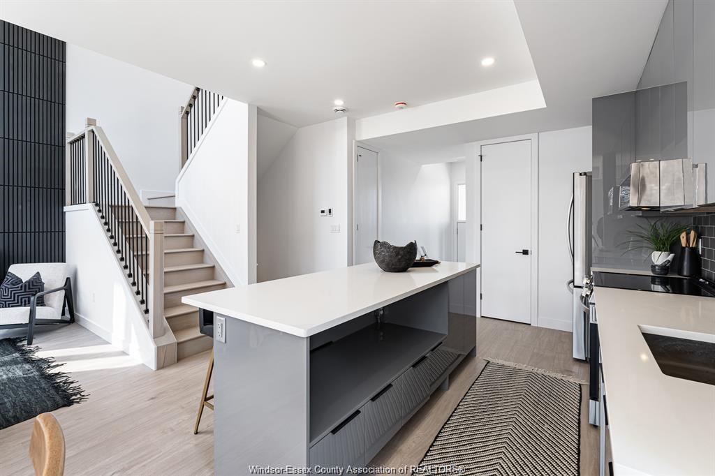 2041 Seneca Street, Windsor, ON - Indoor Photo Showing Kitchen With Double Sink