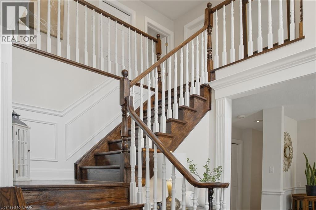 View of staircase - 28 Deerview Avenue, Ancaster, ON