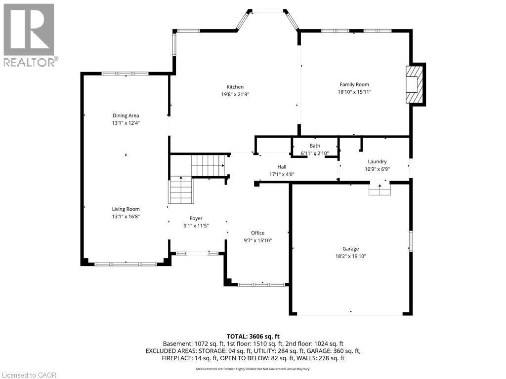 View of property floor plan - 28 Deerview Avenue, Ancaster, ON