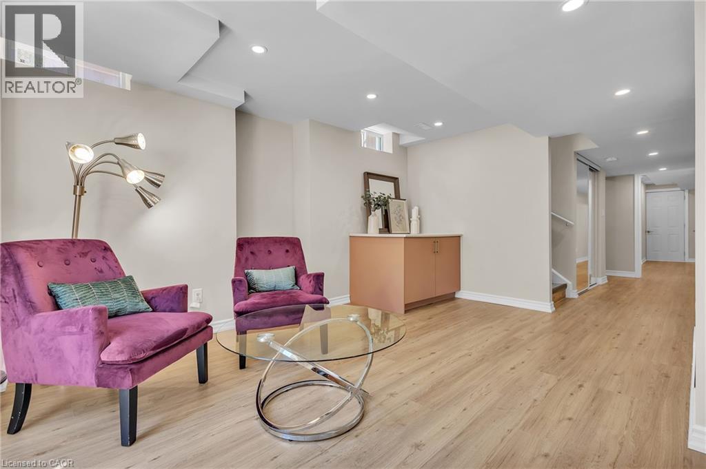 Rec-Room and hallway - 101 Westfield Crescent, Waterdown, ON