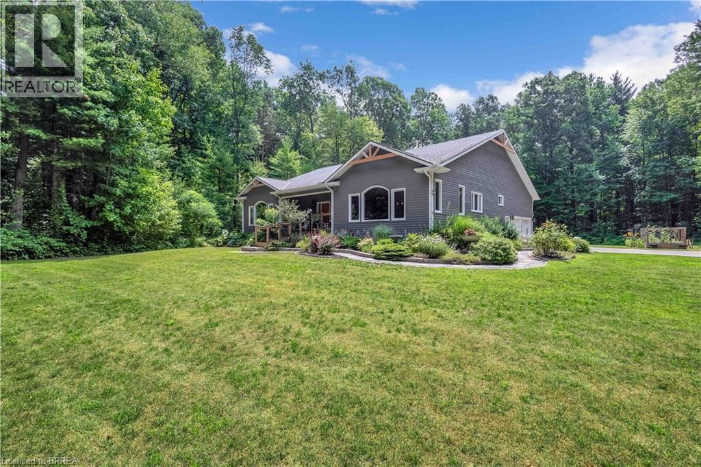 Custom Built Home in a Woodland Wonderland - 156 St Johns Road W, Simcoe, ON - Outdoor