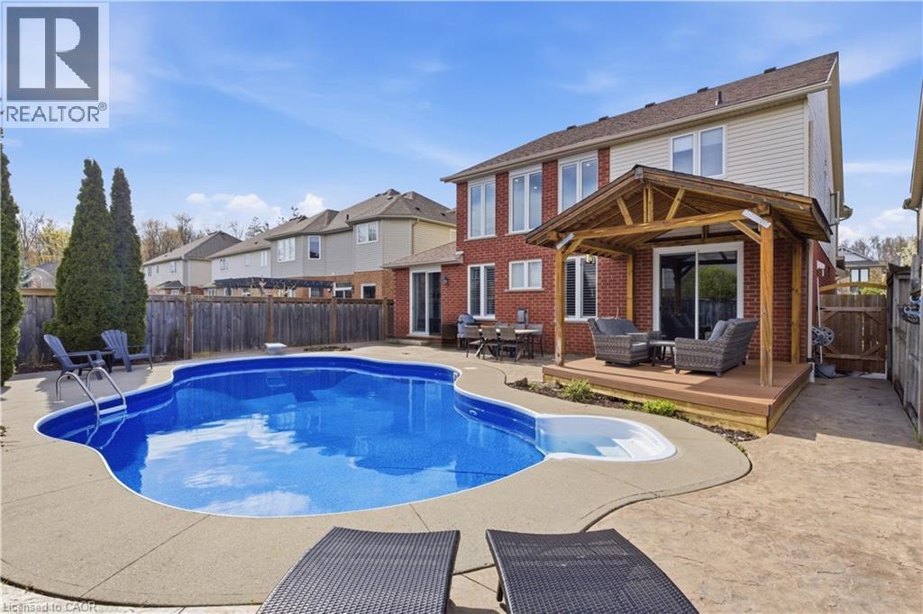 309 Schooner Crescent, Waterloo, ON - Outdoor With In Ground Pool With Deck Patio Veranda With Backyard
