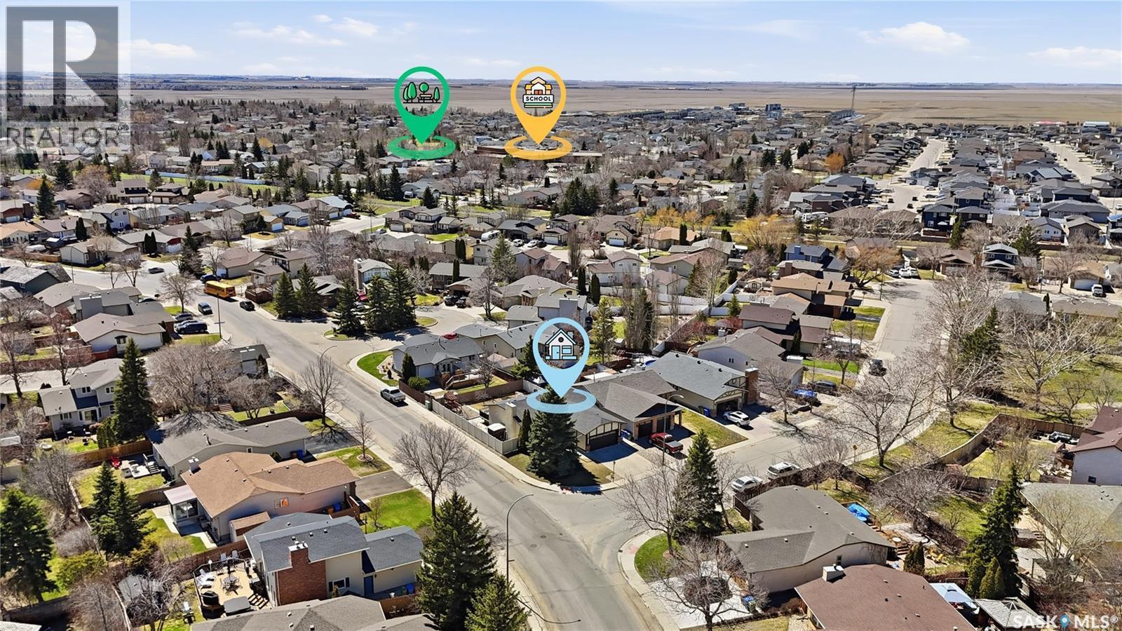 6547 Hird Crescent, Regina, SK - Outdoor With View