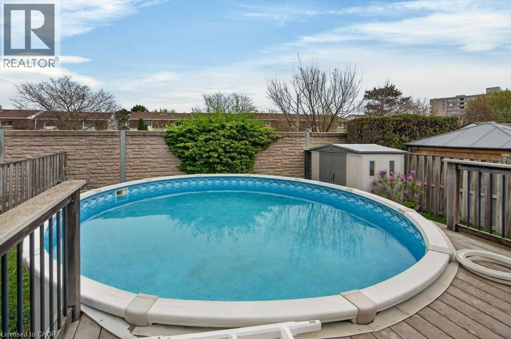 56 Brookstream Court, Hamilton, ON - Outdoor With Above Ground Pool