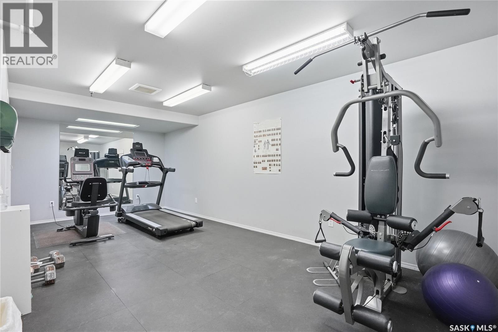 313 333 Nelson Road, Saskatoon, SK - Indoor Photo Showing Gym Room