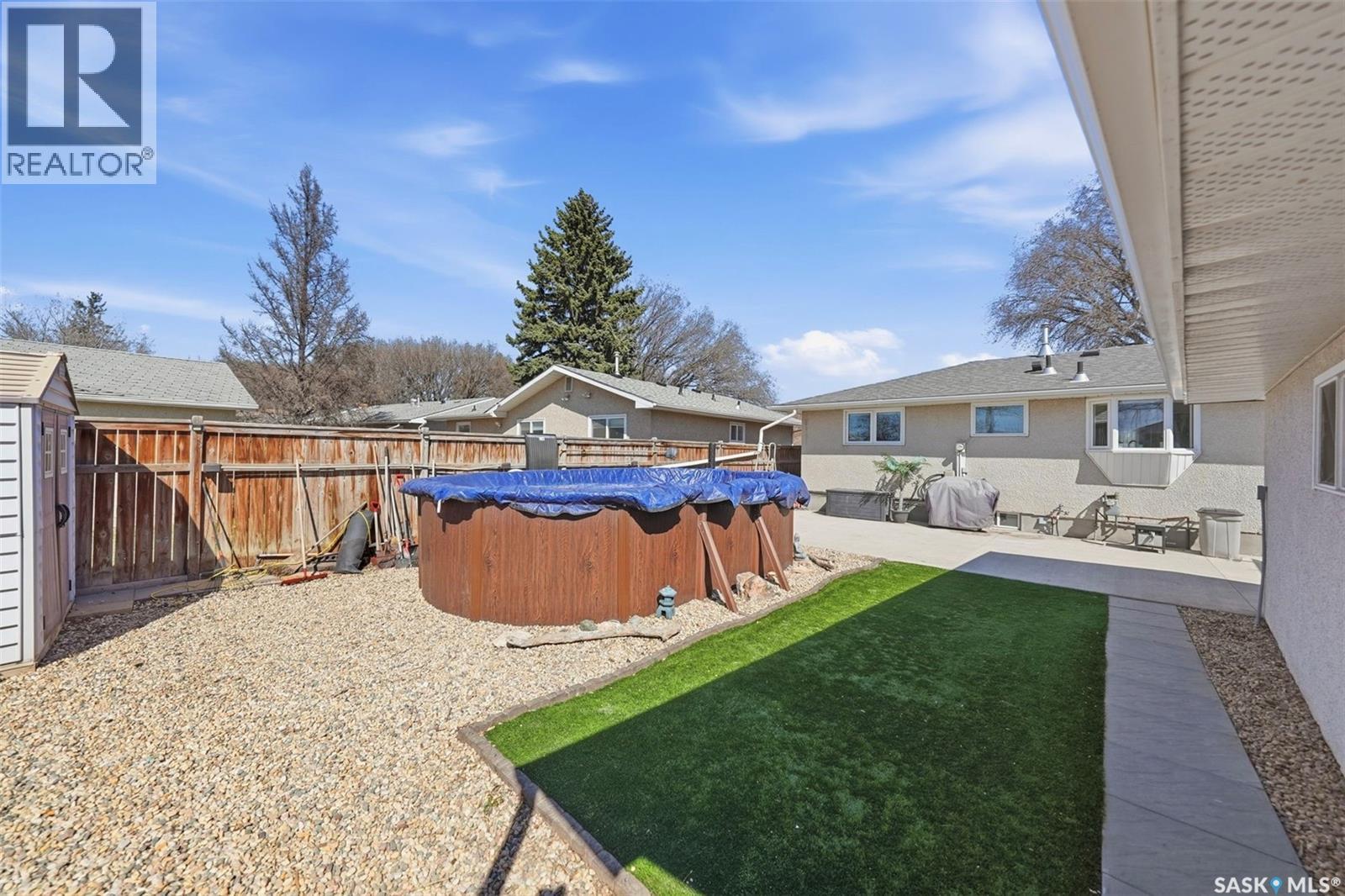 1 Rupert Drive, Saskatoon, SK - Outdoor With Above Ground Pool