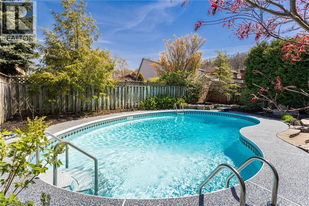 106 Maple Drive, Hamilton, ON - Outdoor With In Ground Pool With Backyard