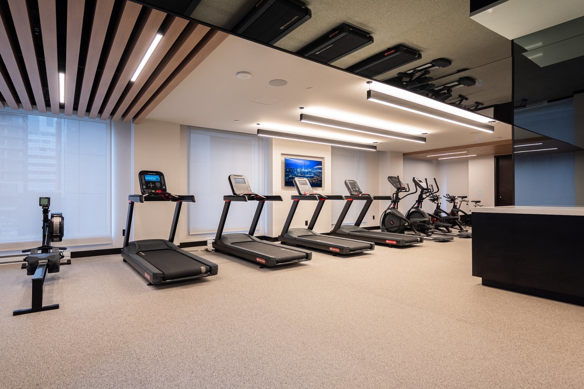 Salle d'exercice - 1504-1518 Rue Sherbrooke O., Montréal (Ville-Marie), QC - Indoor Photo Showing Gym Room