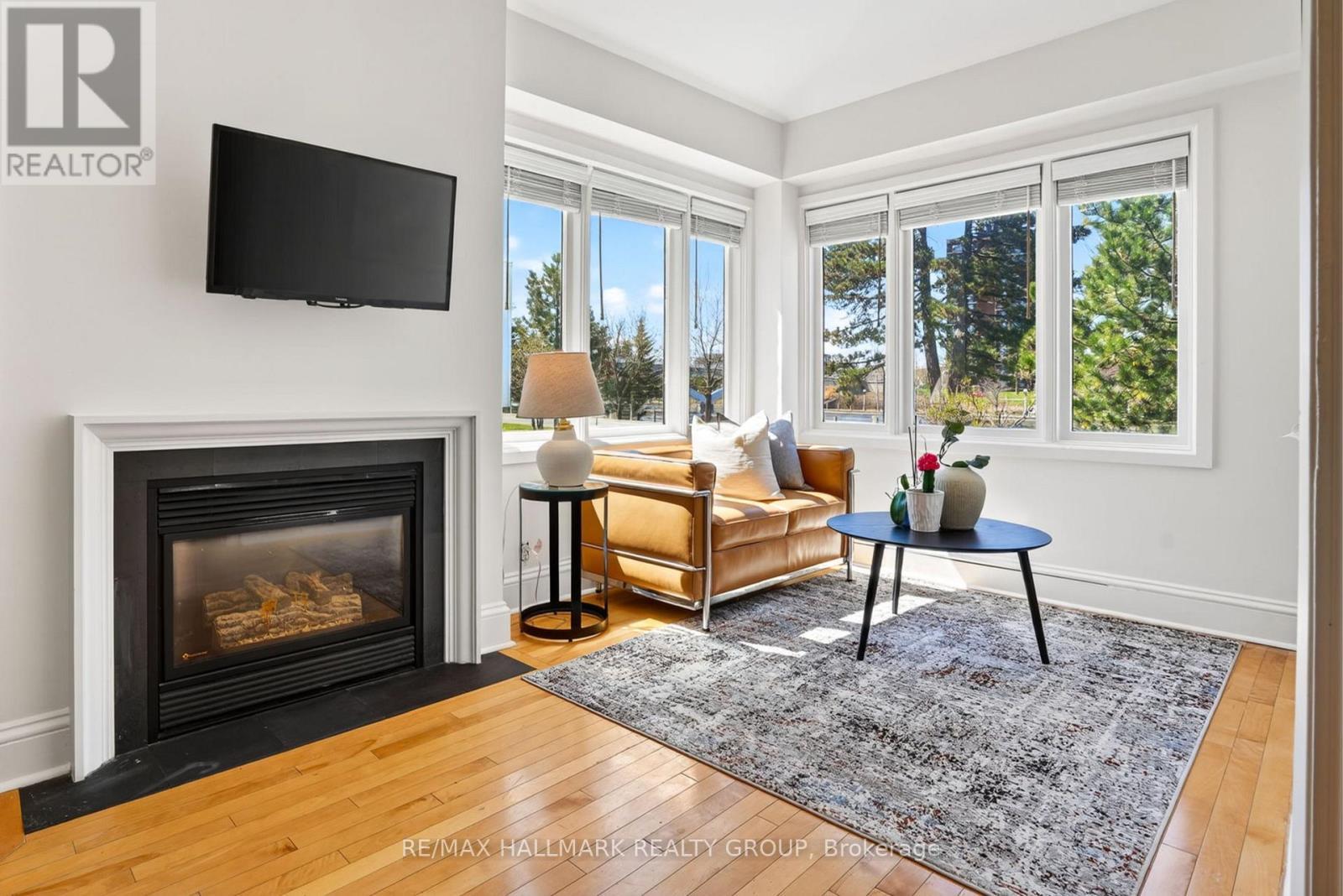 425 Echo Drive, Ottawa, ON - Indoor Photo Showing Living Room With Fireplace