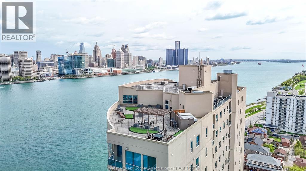 1225 Riverside Unit# 710, Windsor, ON - Outdoor With Body Of Water With View