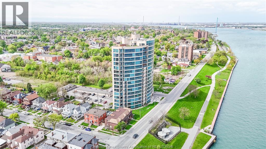 1225 Riverside Unit# 710, Windsor, ON - Outdoor With Body Of Water With View