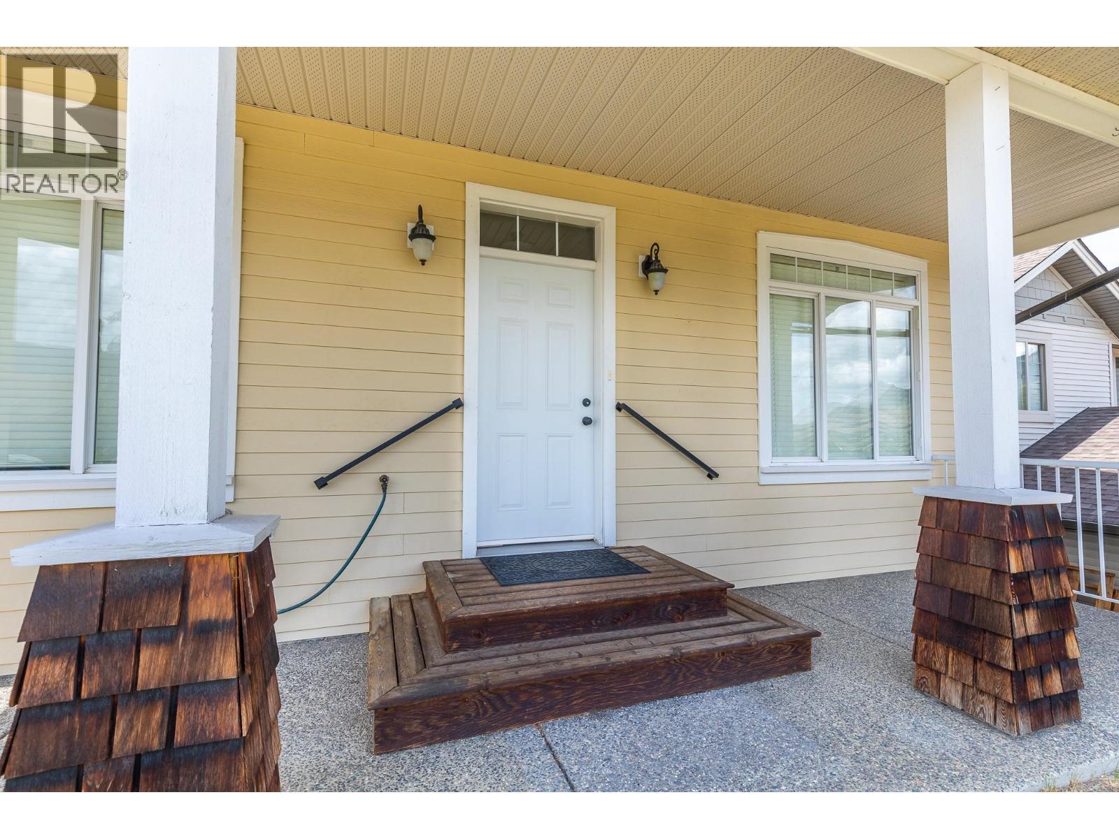 Main entrance - 479 Middleton Way, Coldstream, BC - Outdoor With Deck Patio Veranda With Exterior