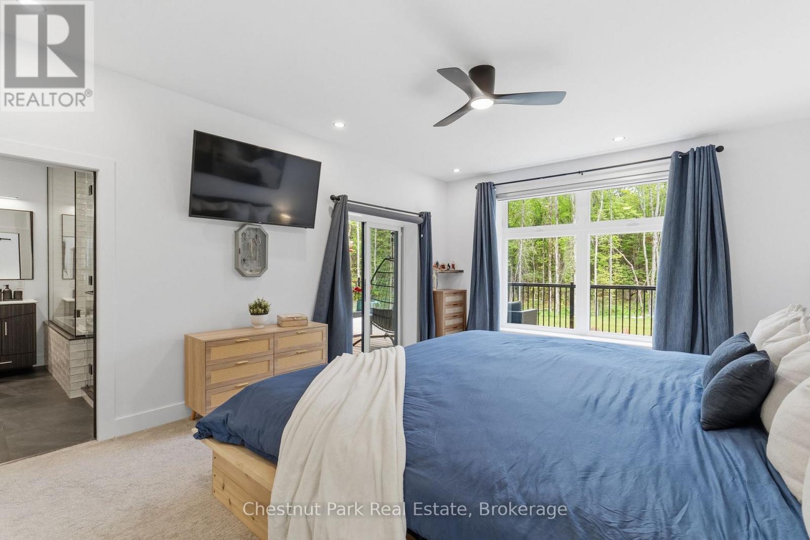 Primary Bedroom 1 - with walkout - 149 Lynx Drive, Kearney, ON