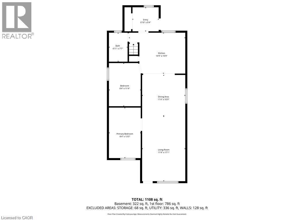 Floor plan - 33 Huxley Avenue N, Hamilton, ON